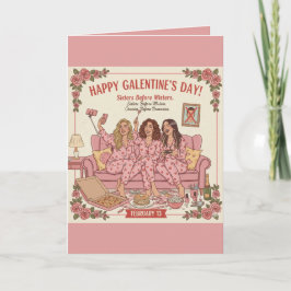 Happy Galentine's Day Greeting Card Karte