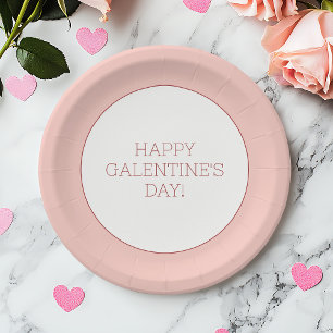 Happy Galentine's Day Pink Girly Typografy Simple Pappteller