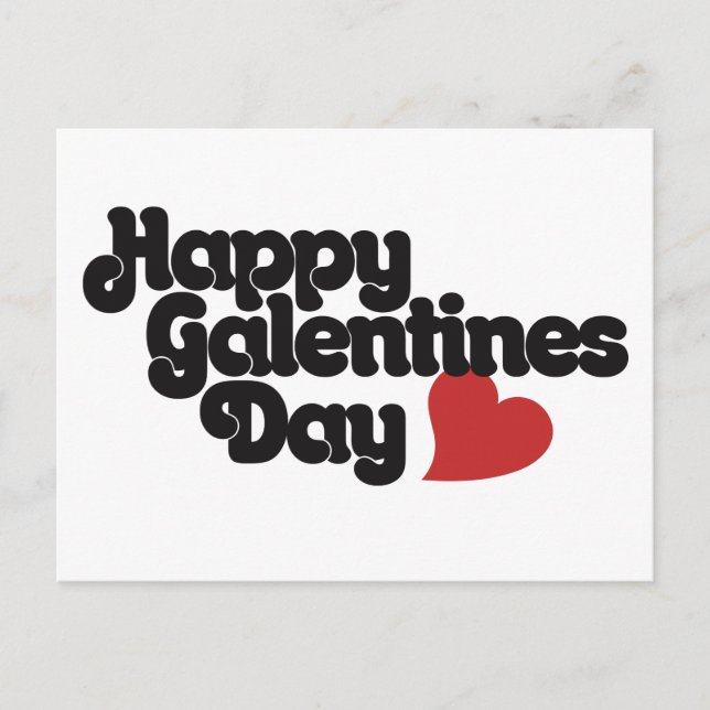 Happy Galentines Day Postkarte (Vorderseite)