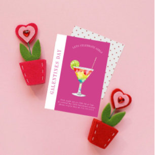 Happy Galentines Tag Moderne Freundschaftställe Feiertagskarte