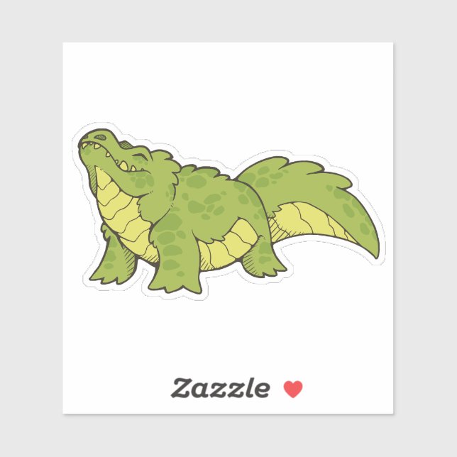 Happy Gator Sticker (Blatt)