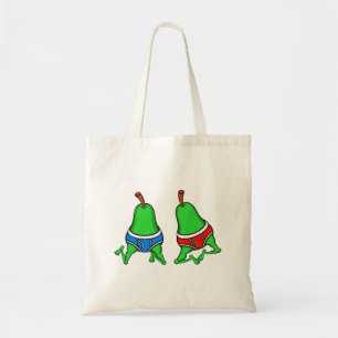 Happy Gay Pride Couple Pears Tragetasche