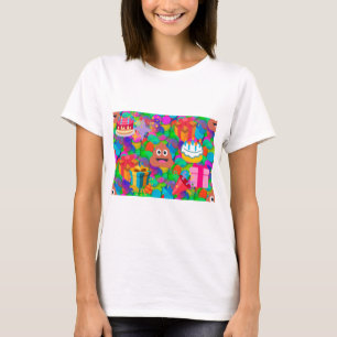 Happy Geburtstag gekackt Emoji T-Shirt