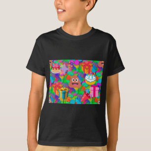 Happy Geburtstag gekackt Emoji T-Shirt