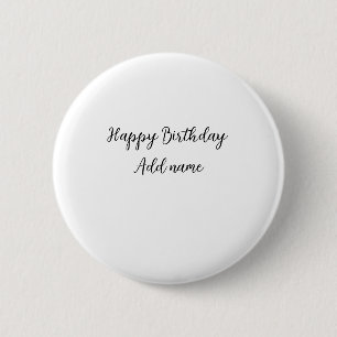 Happy Geburtstag hinzufügen Name Titel einfach min Button