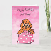 Happy Geburtstag Niedlichen handgezeichnete Apriko
