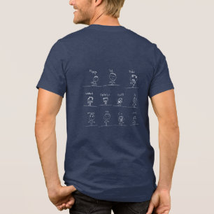 Happy Gefühls T-Shirt - Tri-Blend Erwachsene Shirt