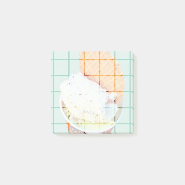 Happy Gelato Post-it Klebezettel (Vorderseite)