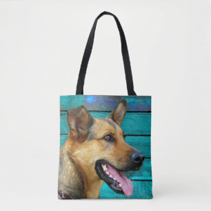 Happy German Shepherd Tasche