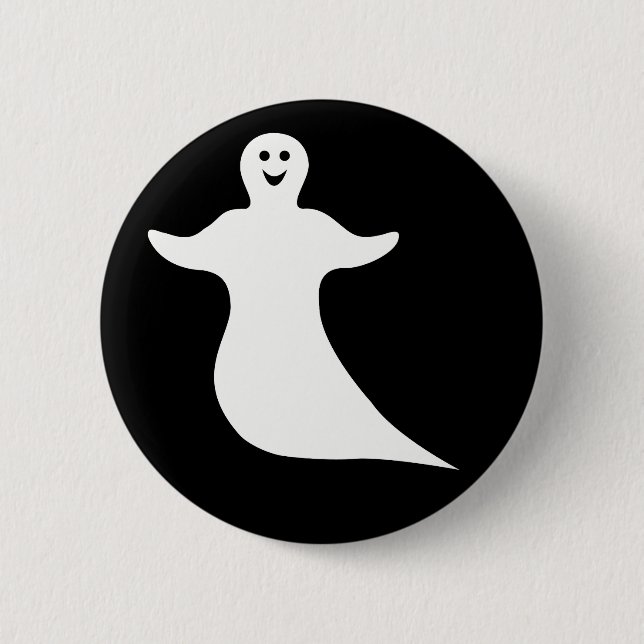 Happy Ghost Button (Vorderseite)