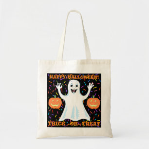 Happy Ghost Halloween Tote Bag Tragetasche