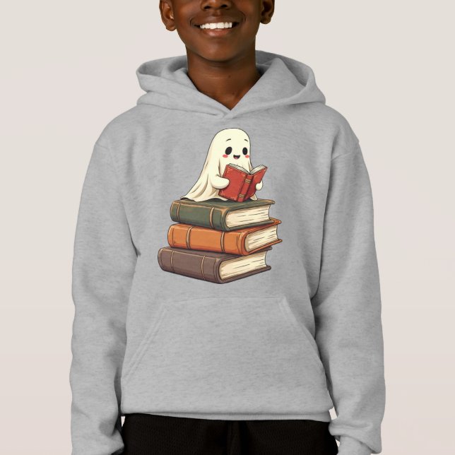 Happy Ghost Reader - Funny Bookworm (Devant)
