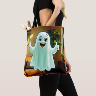 Happy Ghost's Thumbs Up Tasche