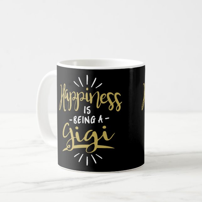 Happy Gigi Kaffeetasse (Vorderseite Links)