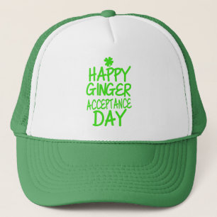 Happy Ginger Akzeptanz Tag Truckerkappe