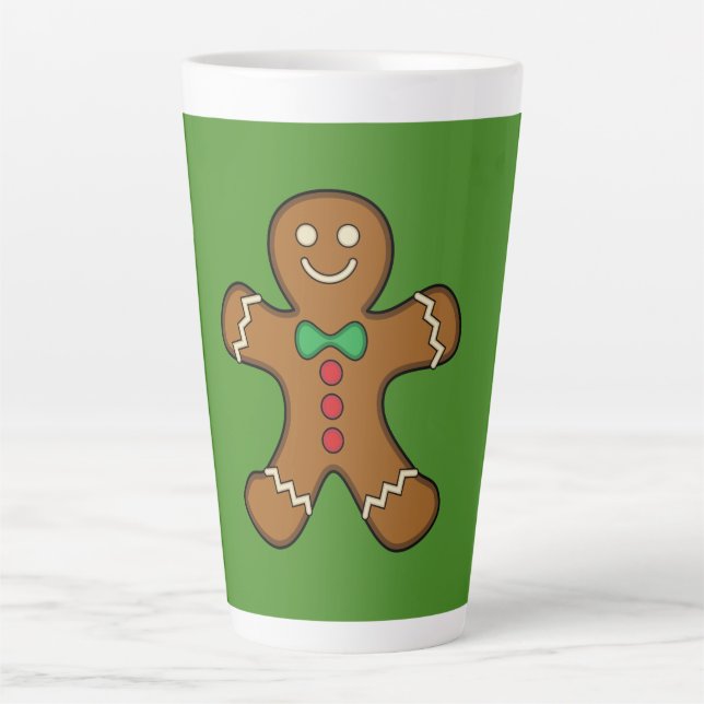 Happy Gingerbread Man Milchtasse (Vorderseite)