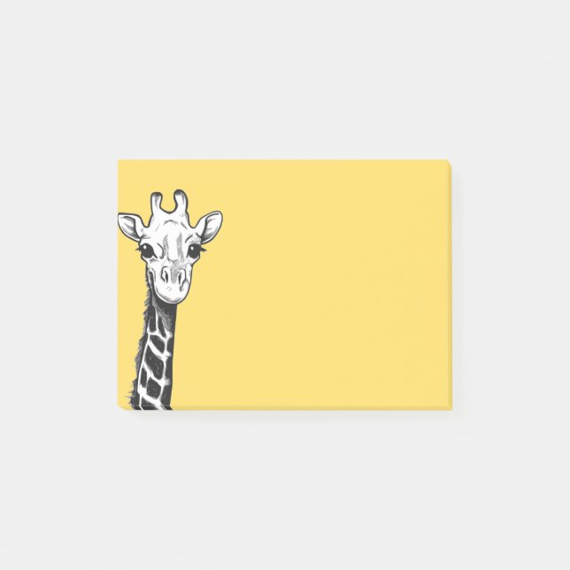 Happy Giraffe Post It Notes Post-it Klebezettel (Vorderseite)