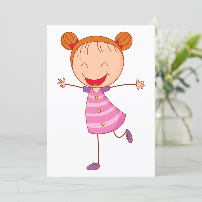 Happy Girl Einladung (Von Creator hochgeladen)