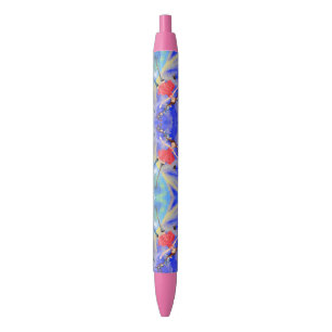 Happy Girl mit Birds Pen Kugelschreiber
