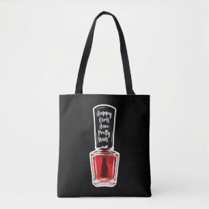 Happy Girls haben Hübsche Nails Nail Polnisch Lieb Tasche
