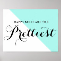 Happy Girls sind die Hübschen Abstrakten Aqua