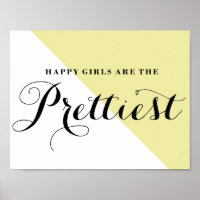 Happy Girls sind die Hübschen Abstrakten gelben