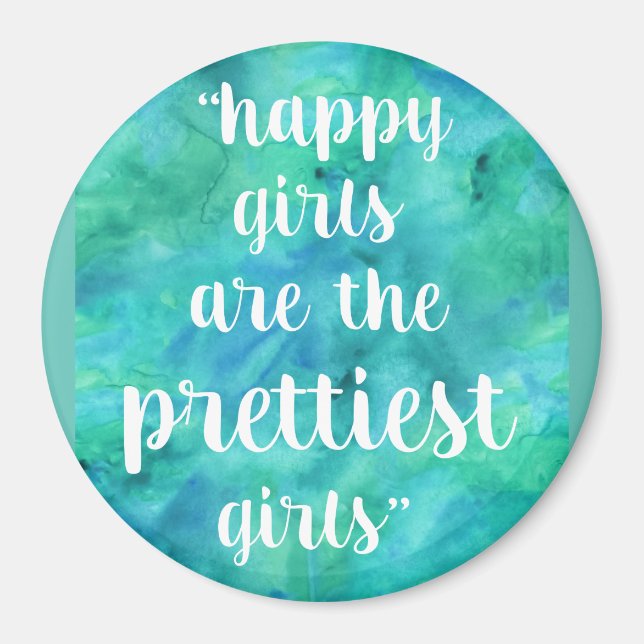Happy Girls sind die Hübschsten Girls Magnet (Vorne)