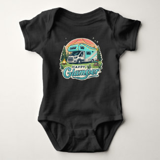 Happy Glamper Adventure Baby Bodysuit Baby Strampler