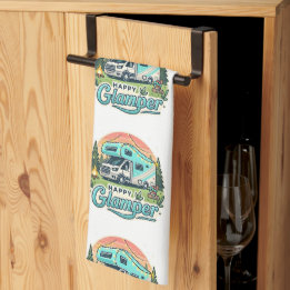 Happy Glamper Kitchtuch - Glamping Essentials Geschirrtuch