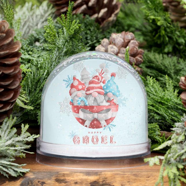 Happy Gnoel Christmas Gnomes Schneekugeln (Winter)