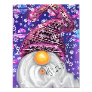 Happy Gnome Christmas Poster