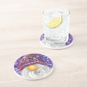 Happy Gnome Weihnachts-Untersetzer Getränkeuntersetzer