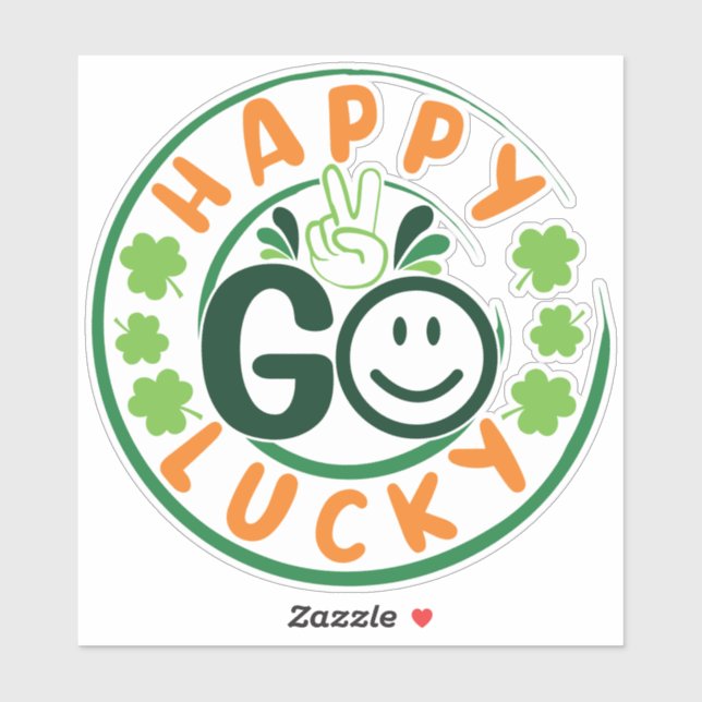 Happy Go Lucky-52904 Aufkleber (Blatt)