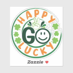 Happy Go Lucky-52904 Aufkleber