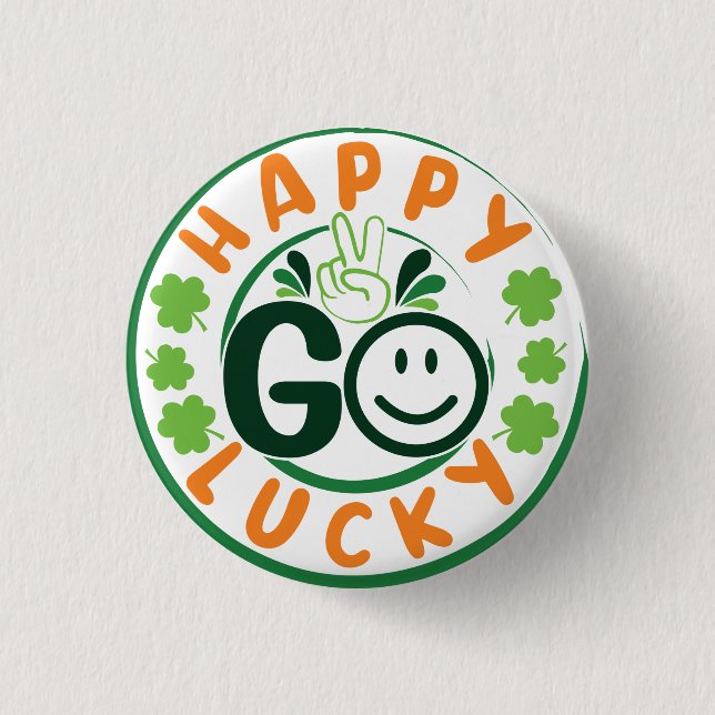 Happy Go Lucky-52904 Button (Vorderseite)