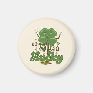 Happy Go Lucky St. Patrick's Day Magnet