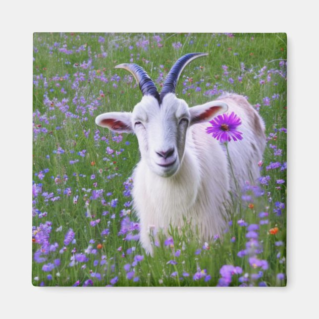 Happy Goat Magnet (Vorne)