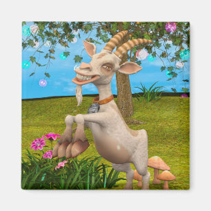 Happy Goat Magnet