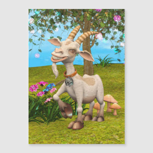 Happy Goat Magnetkarte