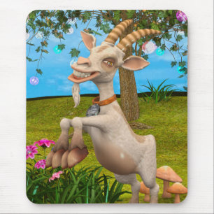 Happy Goat Mousepad