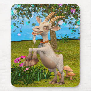 Happy Goat Mousepad