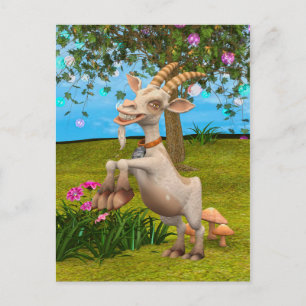 Happy Goat Postkarte