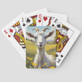 Happy Goat Vibrant Buttercup Wiese Spielkarten