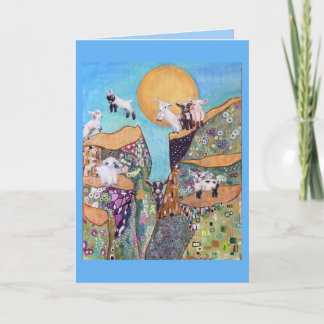 Happy Goats Birthday Karte