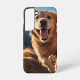 Happy Golden Retriever Running Samsung Galaxy Hülle