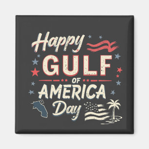 Happy Golf of America's Funny Patriotic Magnet