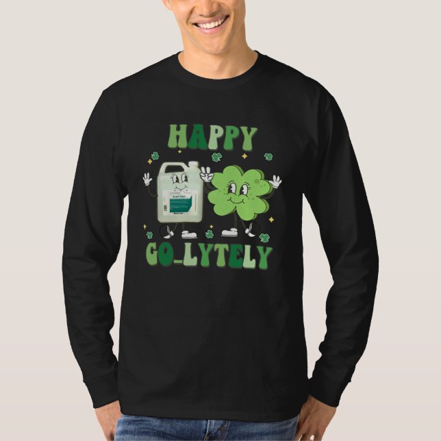 Happy Golytely Bowel Prep St Pattys Gastro Gi Tech T-Shirt (Vorderseite)