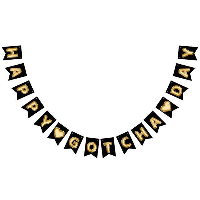 Happy Gotcha Day Wimpelkette (Alle)