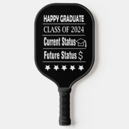 Happy Graduate Abschluss Pickleball Schläger