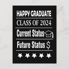 Happy Graduate Abschluss Postkarte